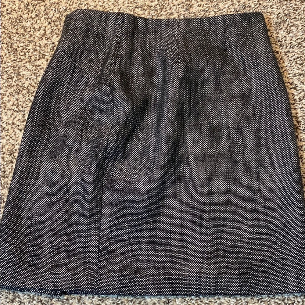 Banana Republic Black and White Pencil Mini Skirt Work